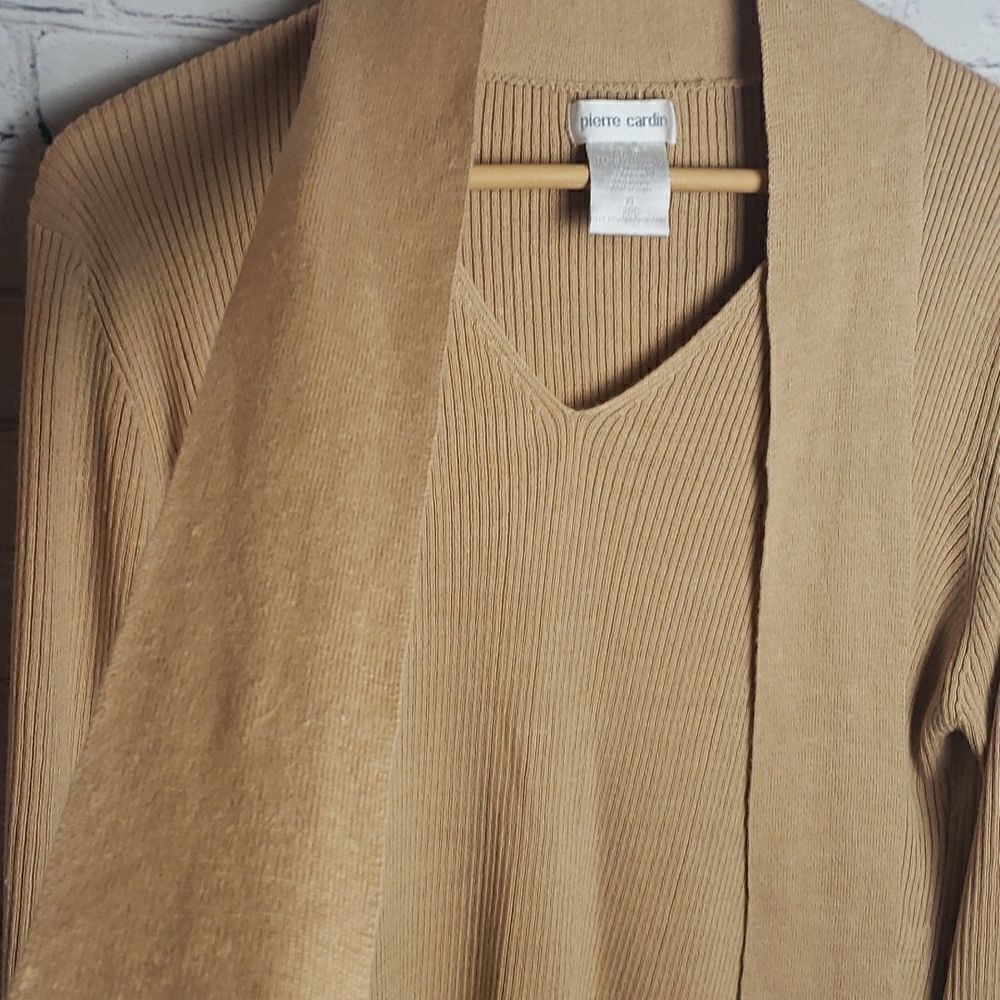 Pierre Cardin Tan Sweater - Picture 4 of 5